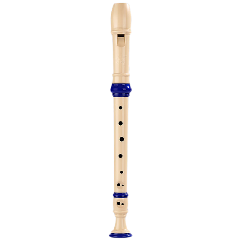 Qimei Xiao Boshi 8-Hole Classroom Instrument Soprano German-Style Eight-Hole Recorder (Canvas Case, with Playing Instructions)