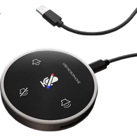 USB-микрофон Depusheng Q5 для компьютера, ноутбука, онлайн-уроков, видеоконференций, игр, настольный всенаправленный конденсаторный микрофон с дальностью захвата 3 метра