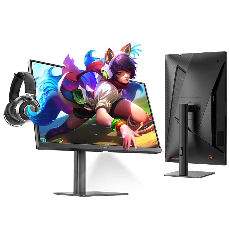 SANC Shengse 23.8-inch 2K 260Hz FastIPS Monitor 1ms Hardware Low Blue Light Headphone Hook Night Light Adjustable Stand Gaming PC Screen G3Q