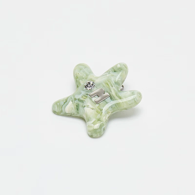 Tagi "Tapi Star" Hair Clip for Women Autumn Winter Versatile Bangs Clip Starfish Hair Accessory Side Clip Hairpin Birthday Gift