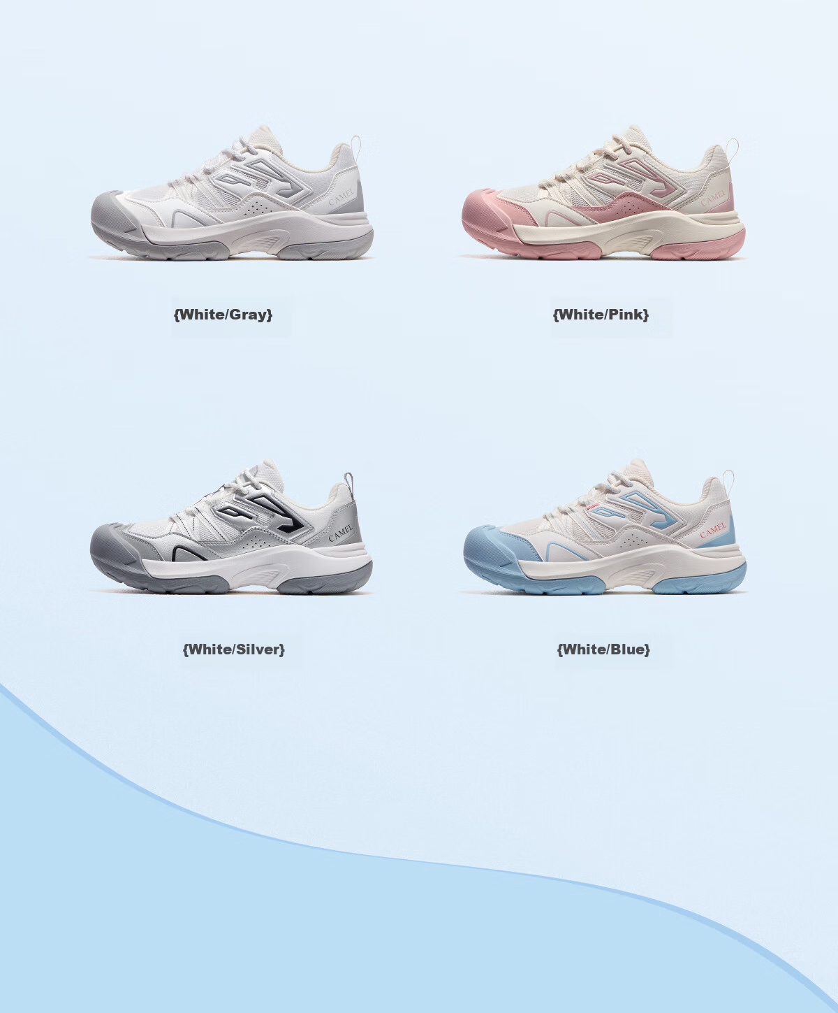 CAMEL Kunlun Mountain 2.0 Outdoor Casual Shoes Spring Men's Hiking Non-slip Wide Toe Cute Sports Shoes for Women 7697 Size 38 11
