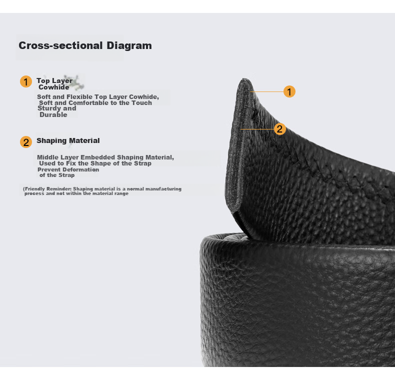 Aokang Men's Automatic Buckle Belt, Top-Grain Leather Gift Box, Business Trouser Belt, Birthday Gift for Husband 7