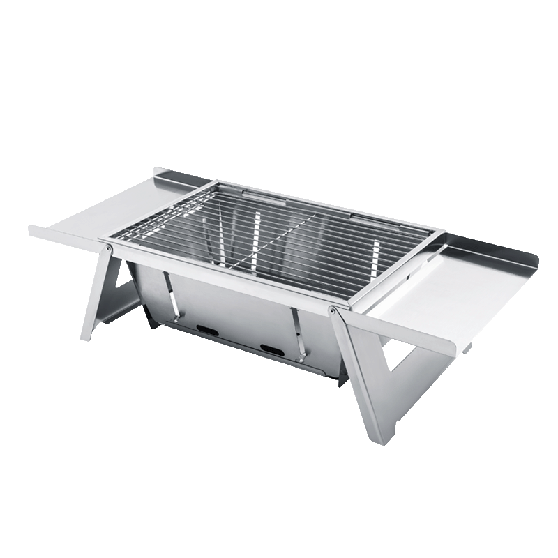 JD Jingzao Portable Folding Card Stove Outdoor Camping BBQ Grill with Storage Board