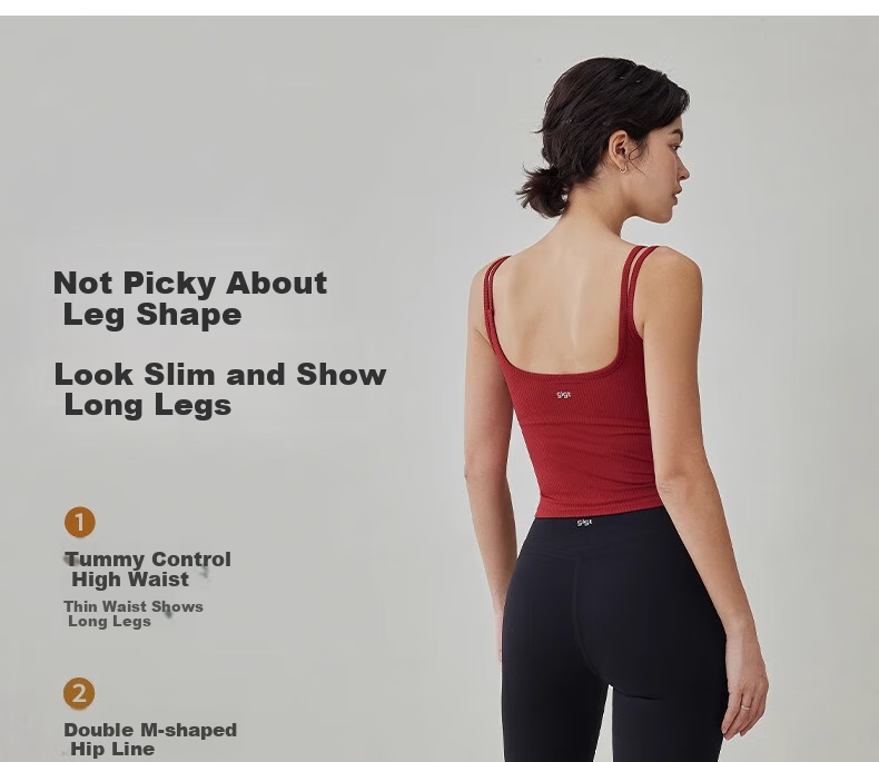 Gigt Yoga Pants for Women, Slightly Flared, Cool And Draping, Slimming, Nude-Like, Suitable for Outdoor Wear, Waist-Cinching, Butt-Lifting, Sports And Daily Fitness Pants 8