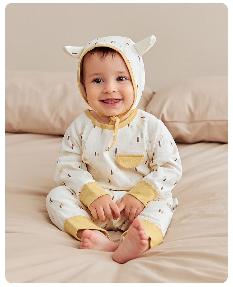 Weishi Muni Baby Romper Spring Autumn Unisex Long Sleeve Infant Jumpsuit Early Autumn 3