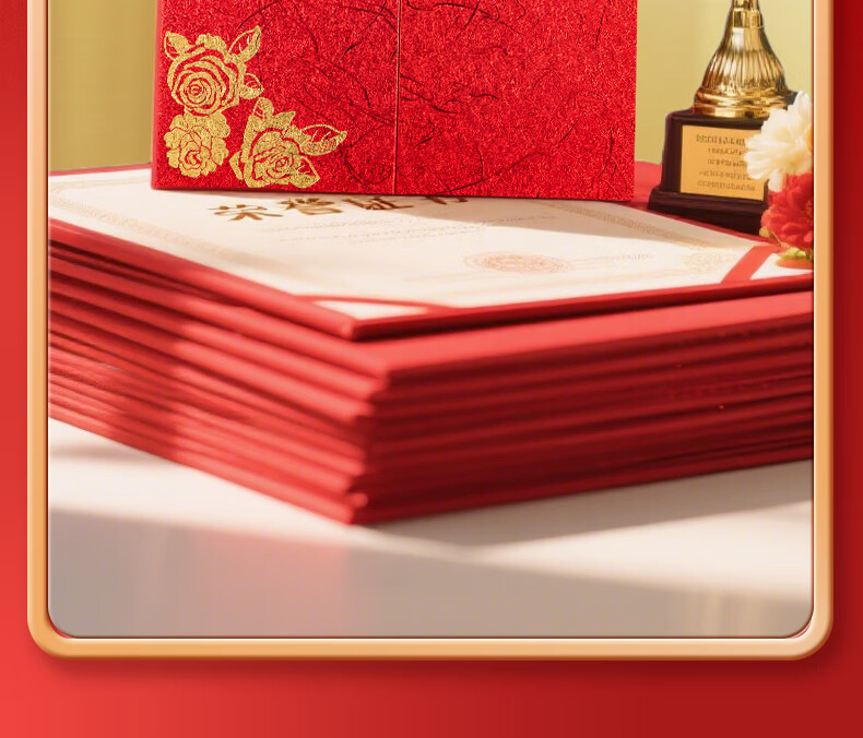 M&G Office Meeting Award Velvet Honor Certificate (Without Inner Pages) 16K ASC99309 1 Pack 9