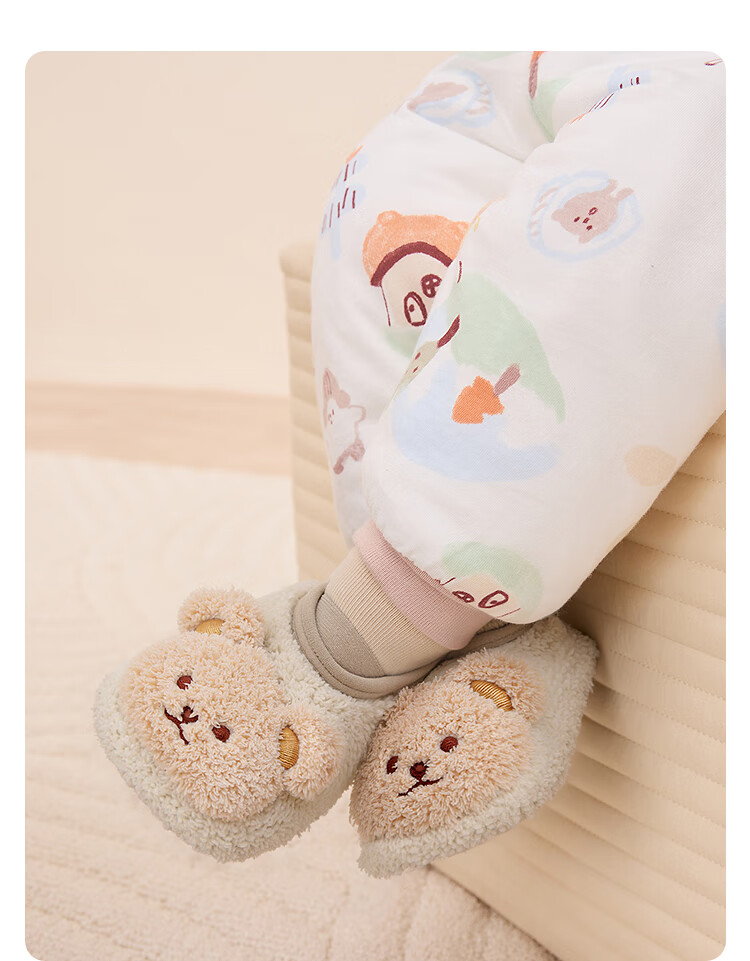 BALABALA Non-Slip Floor Socks Thickened Fleece Winter Warm Baby Toddler Anti-Slip Walking Socks 208424172204 1