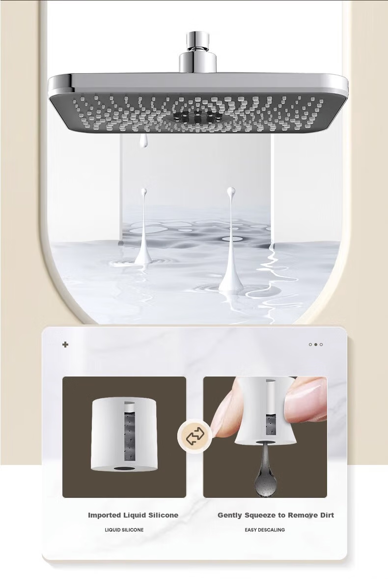 ARROW Shower Head, Large Top Spray, Water-Saving Pressure-Increasing High Screen Pressure Spray 8
