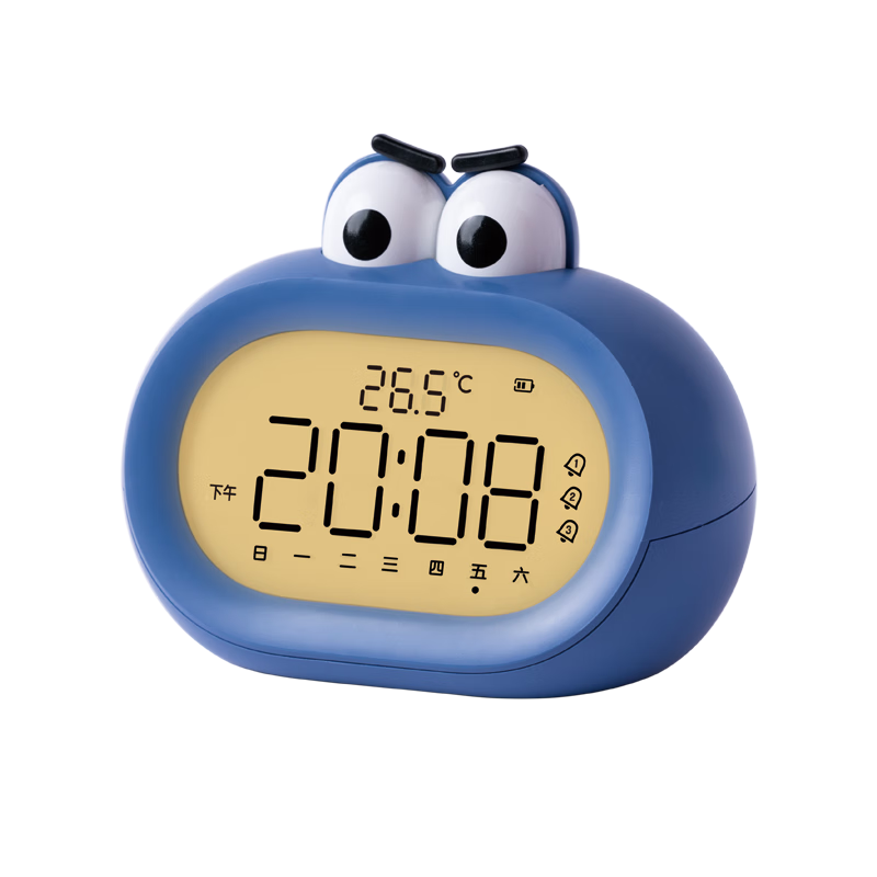 BANDIAN ORIGINITY Children's Small Alarm Clock, Student-Specific Smart Time Management Desktop Electronic Clock Timer, Self-Discipline Gadget Gift Back-To Season, Midnight Blue Bluetooth Model