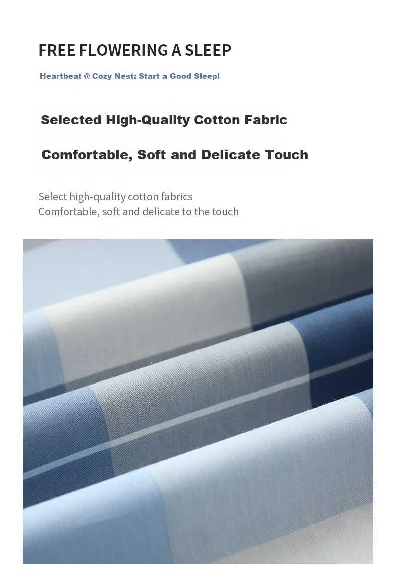 Grace 7A Antibacterial Pure Cotton Pillowcase, Student Single Pillow Cover with Imprint, 48*74cm, One Pair 5