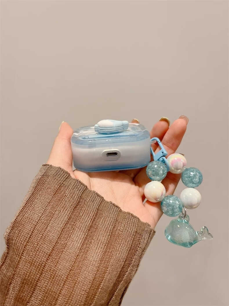 Beiyipin Cute Capybara Silicone Soft Case Protective Cover for Apple AirPods 1/2/4th Gen and AirPods Pro 2nd Gen Wireless Bluetooth Earphones 6