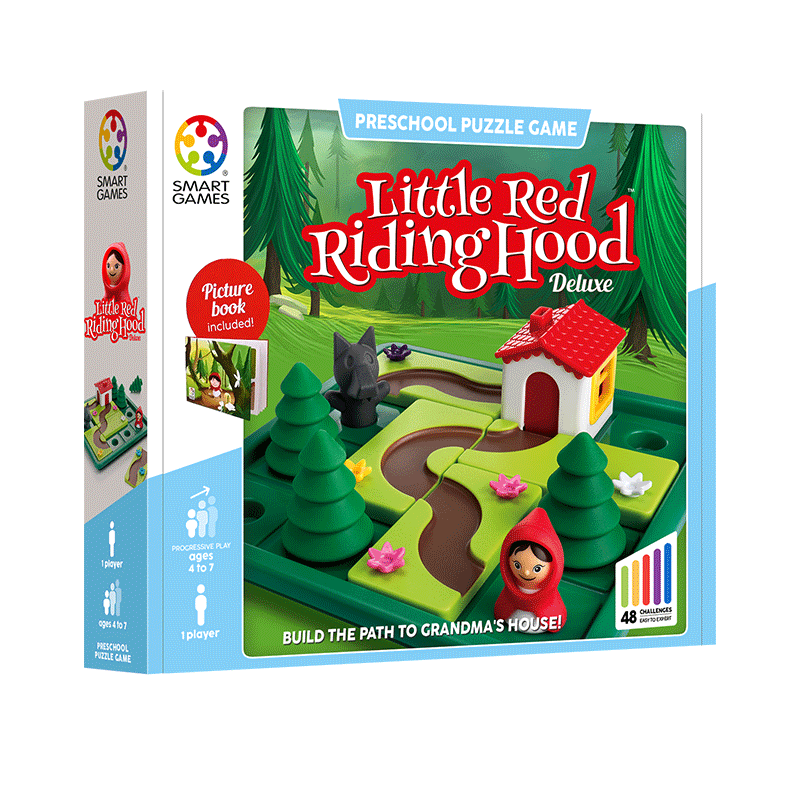 SMART GAMES Little Red Riding Hood, Educational Toy for Children, Early Learning Fairy Tale Board Game, Birthday Gift for Girls, Ages 4-7