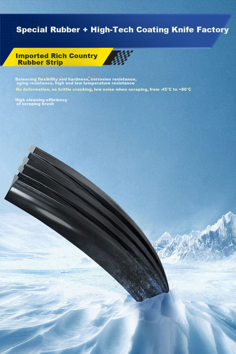 MICHELIN Frameless Car Wiper Blades, Quiet And Wear-Resistant Natural Rubber, for Audi A6L 2012-2018 Models, Kodiaq 4