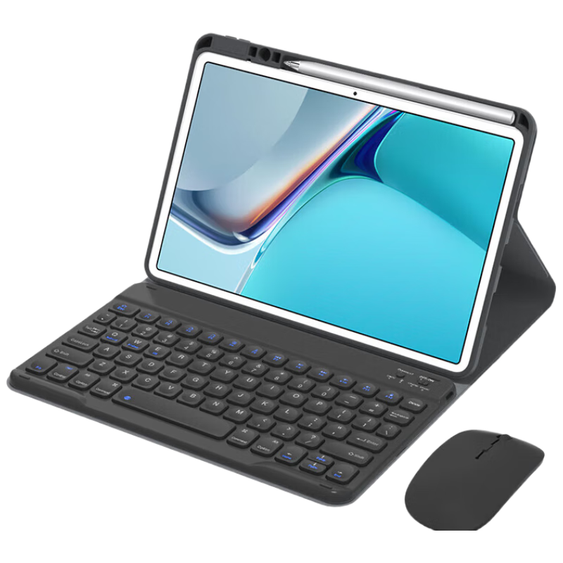 Suoying Huawei Accessories Full Set Compatible with Huawei MatePad 11.5 Tablet Keyboard Case 2024/23 Standard/Soft Light Bluetooth Keyboard and Mouse Combo