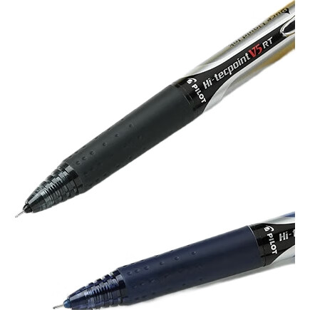 PILOT BXRT-V5 Retractable Black Gel Pen, Signature Pen, Water-Based Ink, 0.5mm, for Students, Rollerball Pen, Stationery Set, Office Supplies, Exam Writing Pen, 12-Pack