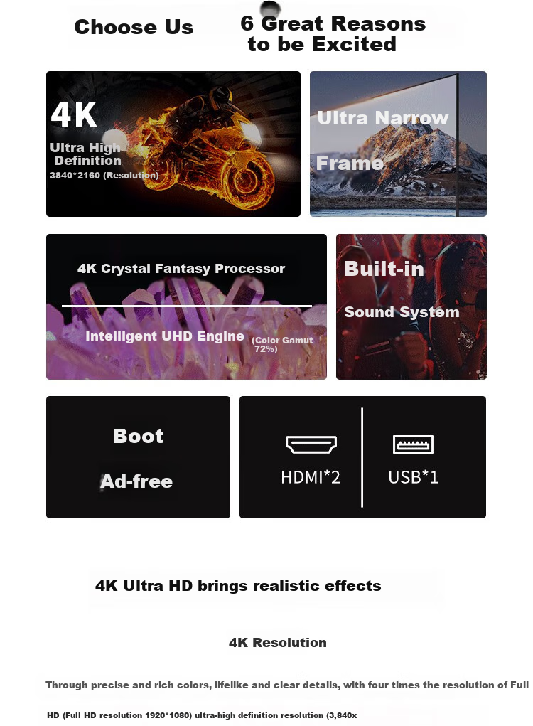 SAMSUNG 55-inch 4K UHD Narrow Bezel Gaming Conference Large Screen LCD Wall-Mounted Computer Monitor Data Dashboard Stock Trading No Ads Built-in Speakers QE55T 2