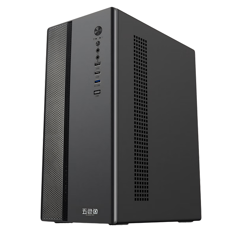 Five-Color Fish 14th Gen Core i5-14450HX 16GB RAM 512GB SSD Wireless WiFi Desktop Computer for Office Home Design Gaming