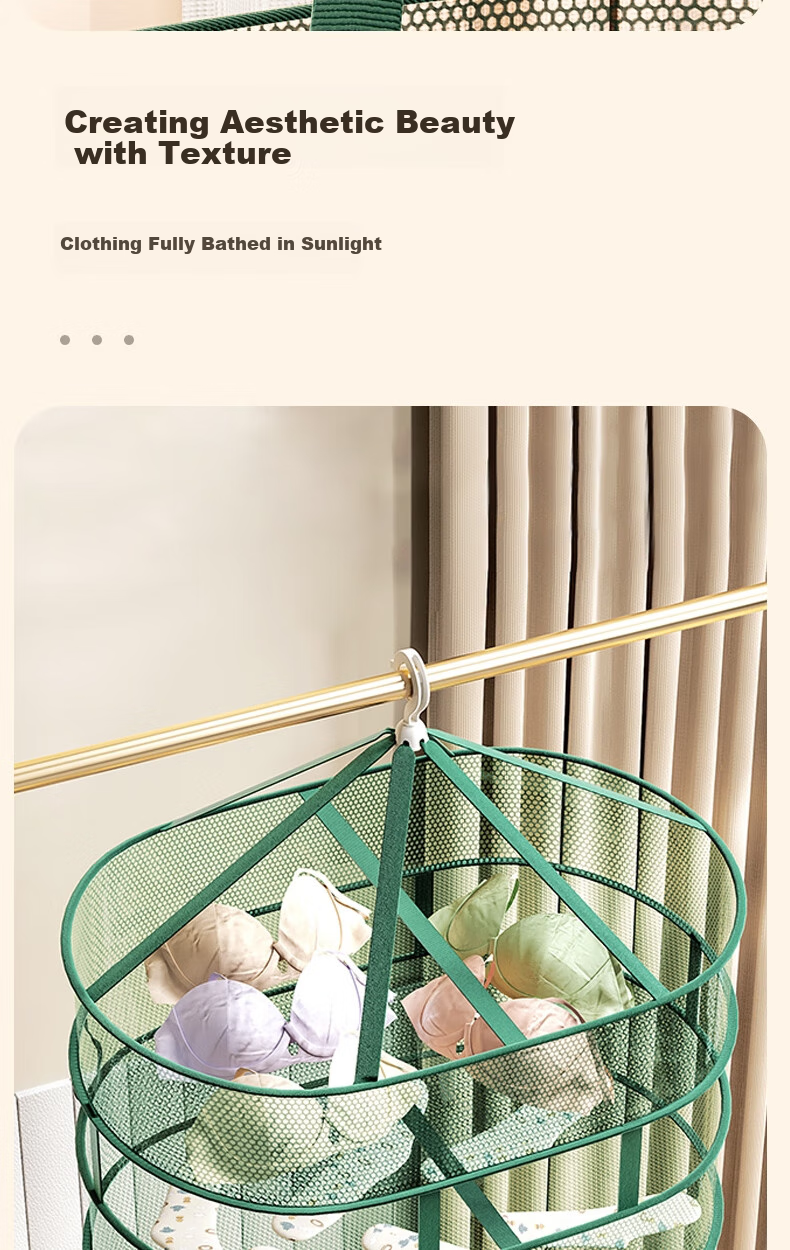 Bingyou Drying Rack for Sweaters, Woolen Sweaters And Socks, Clothes Drying Basket, Clothes Drying Net, Clothes Hanger, Clothes Drying Rack for Clothes, Emerald Gree 5