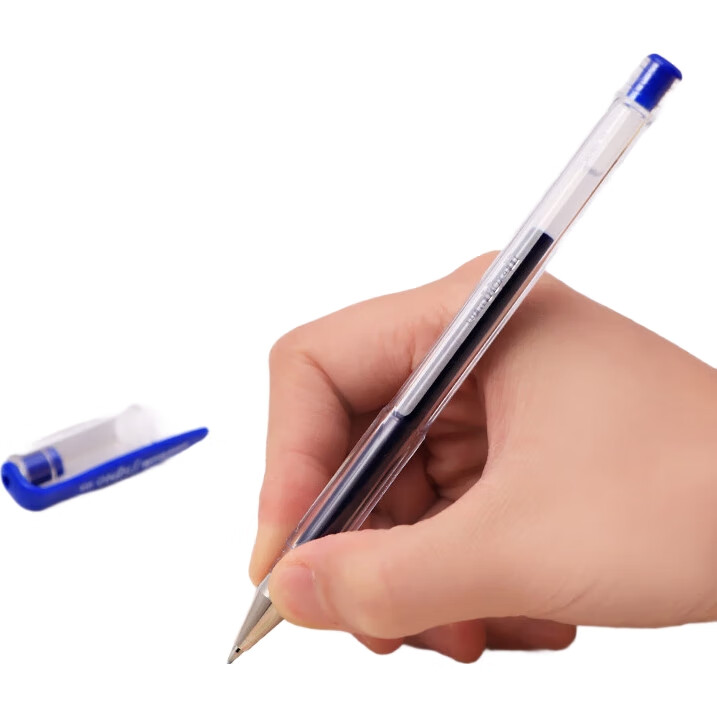 Ручка гелевая Uni Mitsubishi UM-100, 0.5 мм, синяя, набор из 5 штук