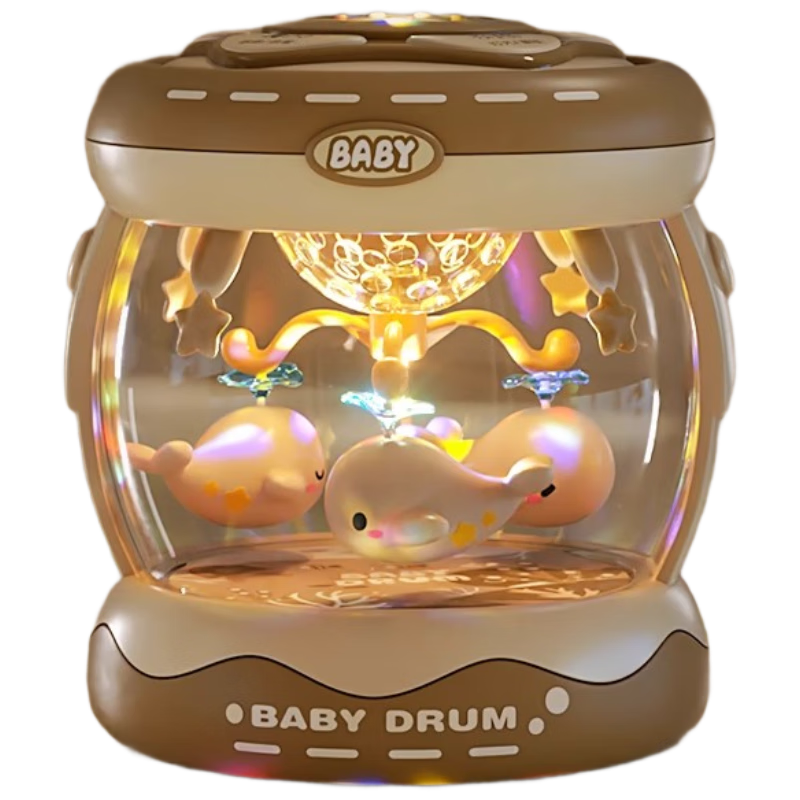 LINGDONGBAOBAO Children's Toy, Baby Hand Drum, Early Education Storytelling Machine, Musical Pat Drum, Birthday Gift for Boys And Girls