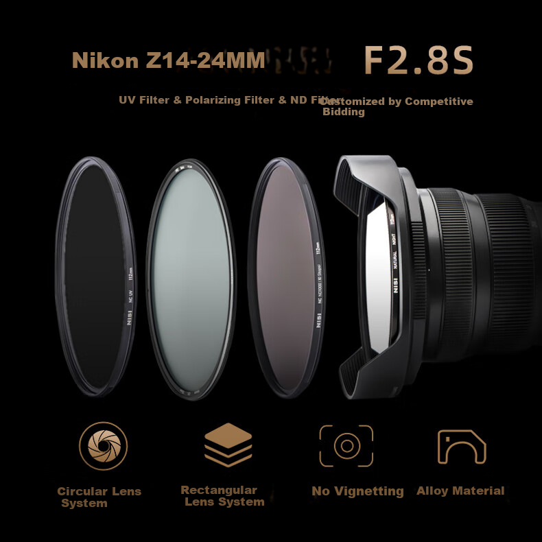 NiSi CPL Polarizing Filter, Polarizer for Nikon Z 14-24mm F2.8S Lens, Standard CPL 112mm Filter, Standard Polarizing Filter, CPL Filter, Anti-Yellowing 1