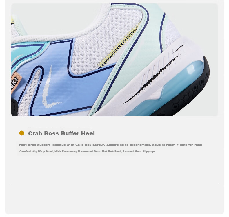 KAWASAKI Badminton Shoes SpongeBob SquarePants Collaboration Edition Sports Shoes for Men And Women C32026 Blue-Squid Brother Size 42 10