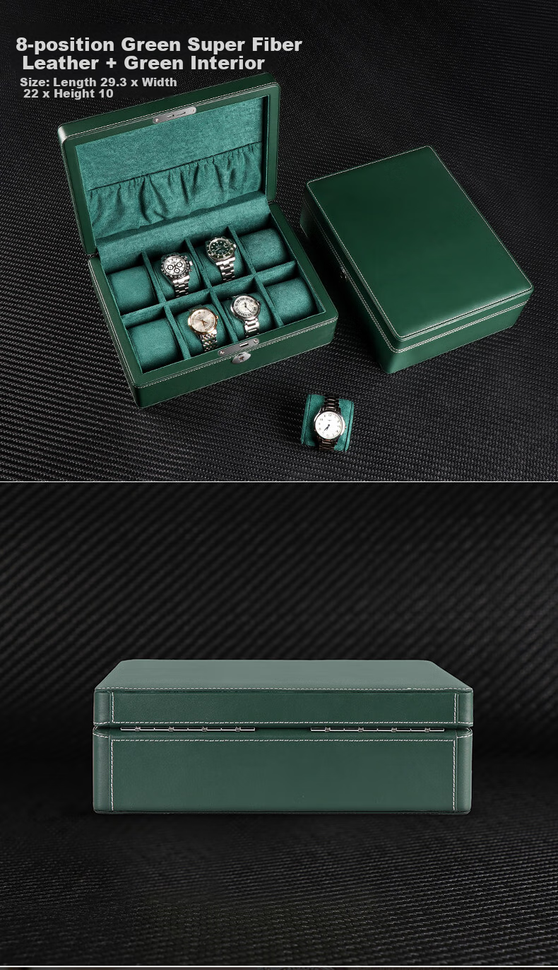 DrikLux Watch Box, Mechanical Wristwatch Case, Storage Box for Watches, Home Organizer Box, Gift for Elders, Husband, Birthday And New Year Present 11