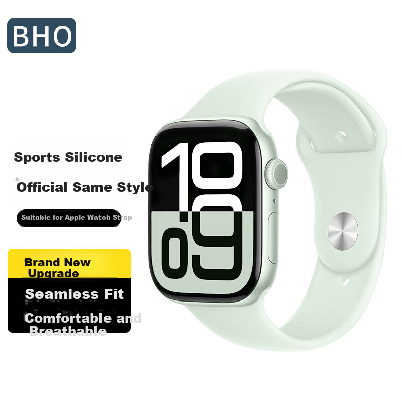 BHO Compatible New Apple Watch Band, Nylon Loop Strap for Apple Watch S12/S11, IWatch S10/9/8/7/Ultra4/SE3/2 Sports Band