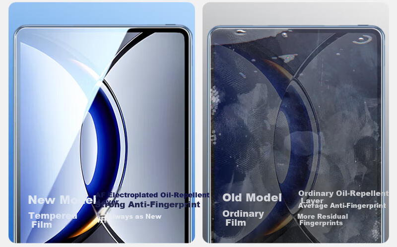 Shanmo Tempered Glass Screen Protector for OPPO Pad4Pro And OnePlus Pad2pro, Compatible with 13.2-Inch Universal 2025 Model Full-Screen HD Anti-Fingerprint Tablet Screen Film 5