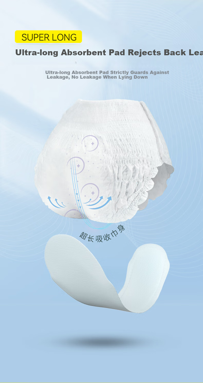 FREEMORE [Recommended by Zhao Lusi] Little Pills Co-Branded Comfort Pants Sleep Pants XL Size 20 Pieces, Night Use Sanitary Napkins Self-Operated 5
