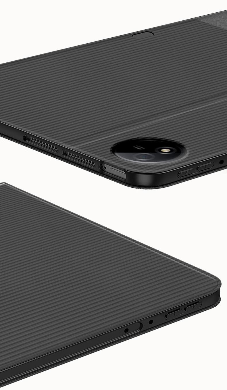 NEYAA Compatible with Iqoo Pad 5 Protective Case, Iqoo Pad 5/2 Protective Cover, 2025 New Model 12.1-Inch Tablet Full Protection Ultra-Thin Shockproof Leather Case, Elegant Black 6