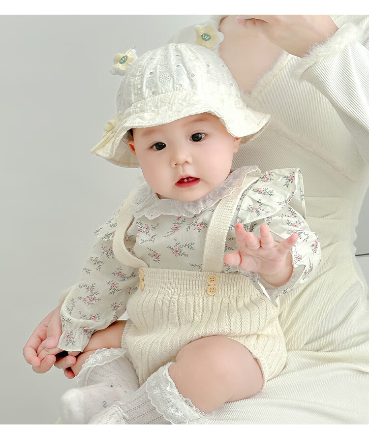 Benaxi Baby Hat Summer Spring Autumn Baby Sun Hat Sunscreen Hat Girls Fisherman Hat Infant Toddler Sun Hat for Girls Summer 8