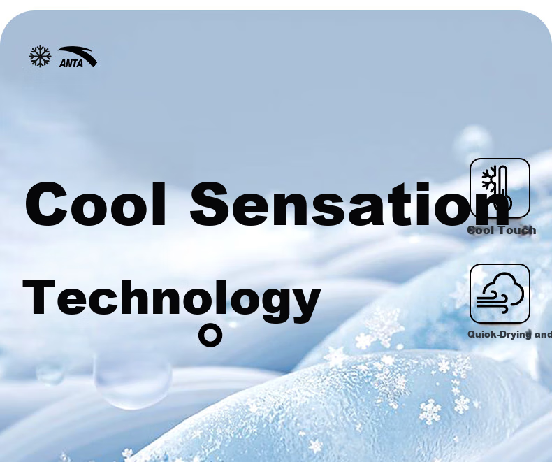 ANTA Cooling Sports Towel, Outdoor Swimming Fitness Quick-Dry Portable Travel Swimming Cool-Touch Non-Stick Blue 5