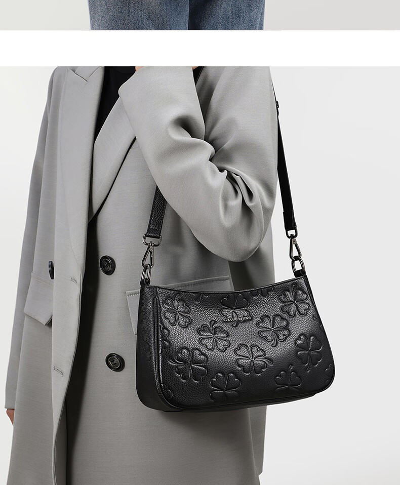 Aiqinghai Leather Handbag, Women's Crossbody Shoulder Bag, Mom Bag, Light Luxury Brand, Birthday And Mother's Day Gift, Practical Present for Mom 2