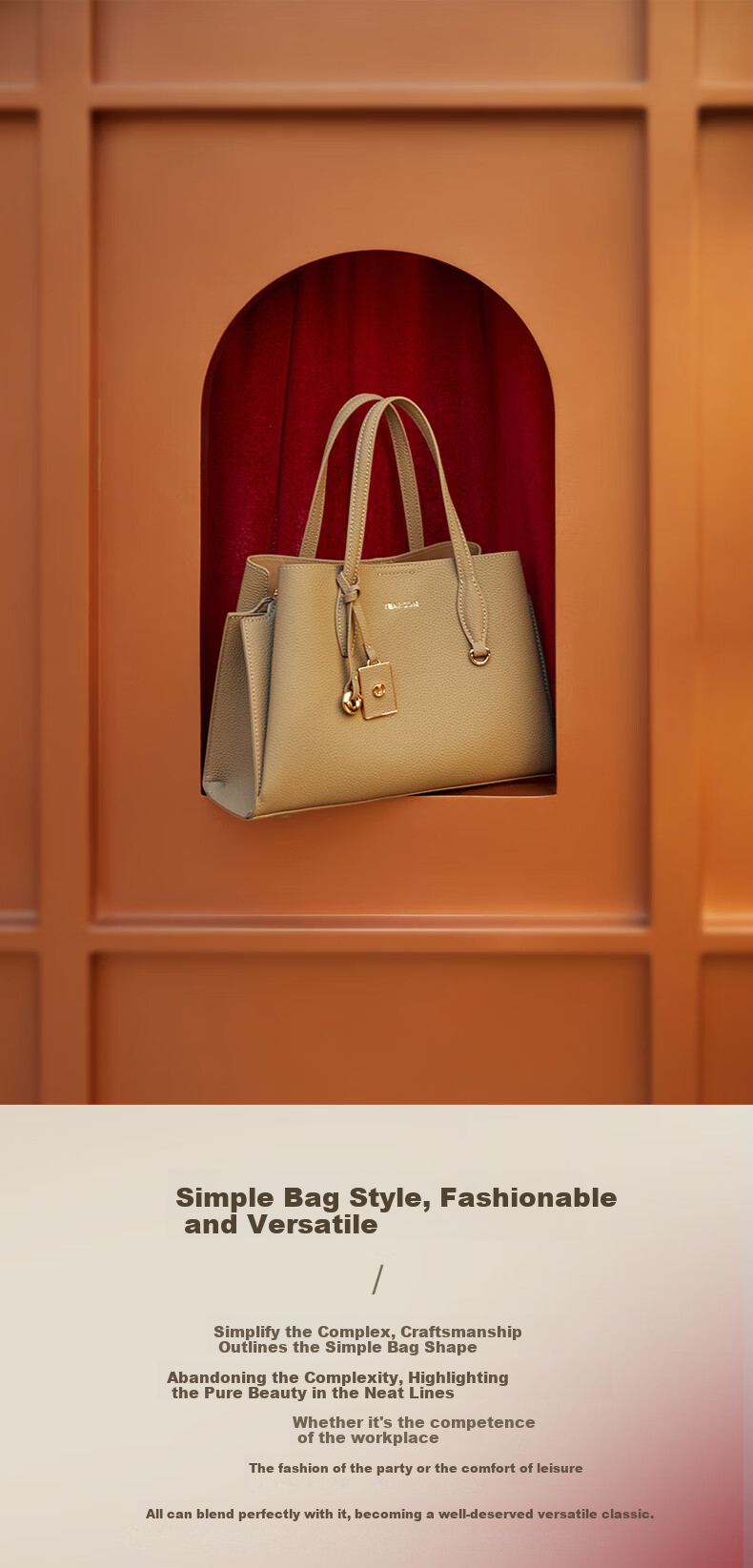 Yierkang Gift Box Genuine Leather Large Capacity Tote Bag Crossbody Shoulder Bag for Mom, Women's Handbag 2026 Model 3