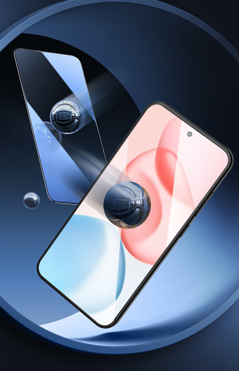 Baozou [2-Pack - Replacement Guaranteed], Tempered Glass Screen Protector for Honor X60i, Full Coverage High Definition Anti-Scratch Fingerprint-Resistant Shatterproof Film for Honor X60i Smartphone 5