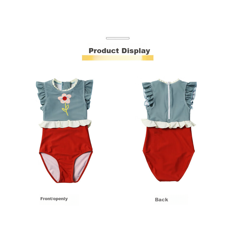 Adoreswim 2025 New One-Piece Swimsuit for Older Children, Summer Sun Protection Professional Swimwear for Girls And Toddlers 3