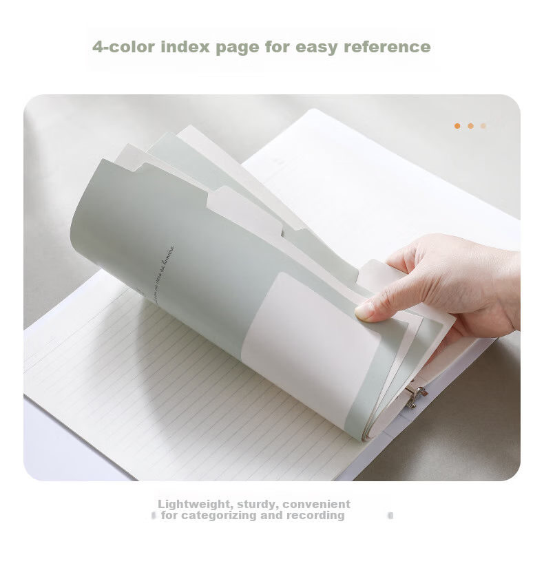 Wengu Notebook Student Stationery Handwritten Loose-Leaf Notebook A5/50 Sheets Graduation Meeting Journal Diary for Primary, Middle And High School Students Exam High-Quality Separated Pages BI085 (A5) Gree 5