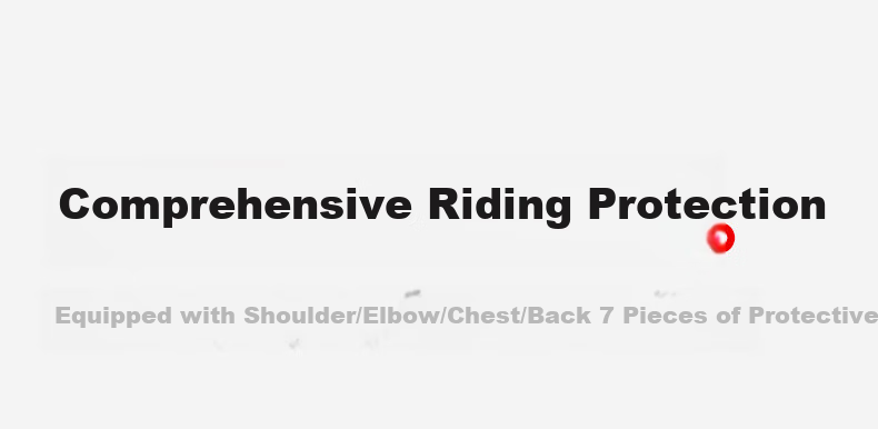 MOTOWOLF Motorcycle Anti-Fall And Anti-Collision Armor Set, Off-Road Motorcycle Riding Armor, Chest And Back Protection, Complete Protective Gear Equipment 10