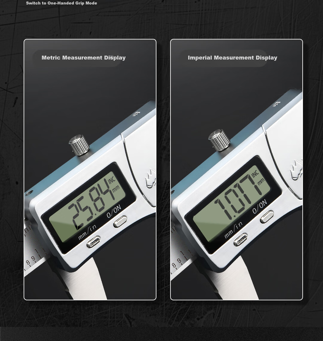 Deli Zinc Alloy Professional Digital Caliper with Stainless Steel Waterproof High Precision Vernier Laboratory Absolute Origin + IP67 11
