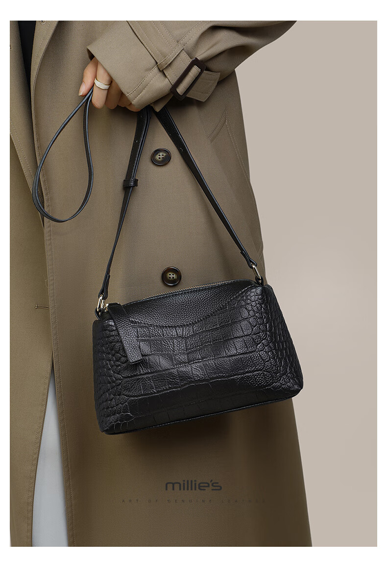 Millies Leather Handbag, Women's Casual Pillow Bag, Brand Crossbody Shoulder Bag, Practical Birthday And Mother's Day Gift for Mom 2