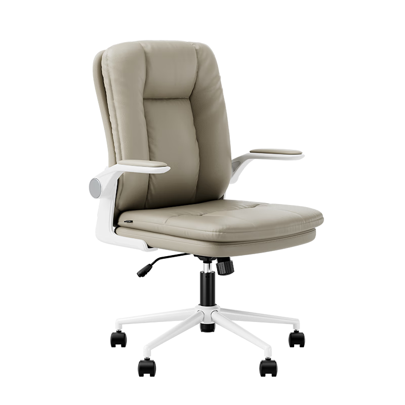 Deli KF304U Computer Chair Home Office Chair Ergonomic Chair for Desk Work And Study Light Brow
