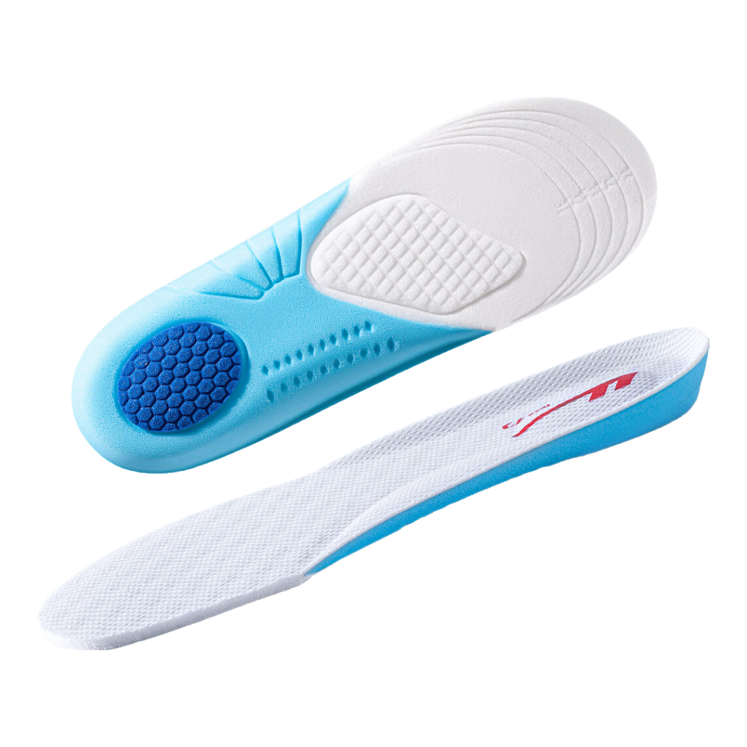 Warrior 2-Pack Kids' Insoles Cuttable Massage Shock Absorption Comfortable Sweat-Absorbing Breathable Size 31-35 Model 0003