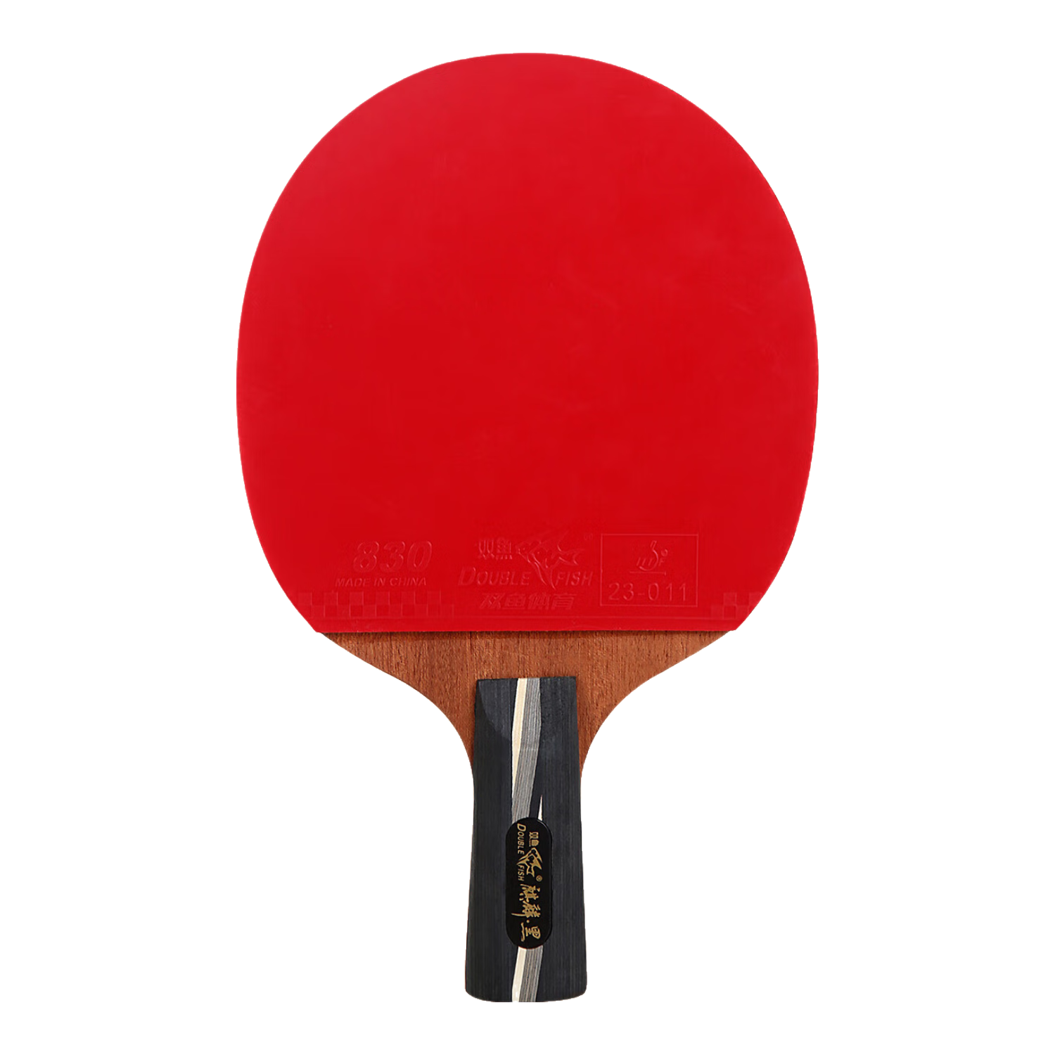 DOUBLE FISH Table Tennis Racket Qilin 6-Star High-End Competition Racket Short Handle Penhold All-Around Offensive Qilin Black - Single Penhold Racket