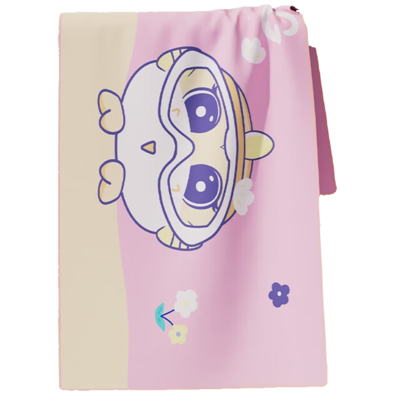 LI-NING Kids Quick-Dry Bath Towel Unisex Swimming Sports Beach Absorbent Portable Bathrobe Cloak