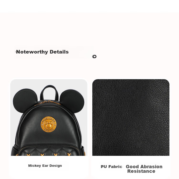 Disney Mickey Mouse Backpack, Women's Handbag Gift Box Set, Birthday Present for Girls, Day Gift for Female Friends 17