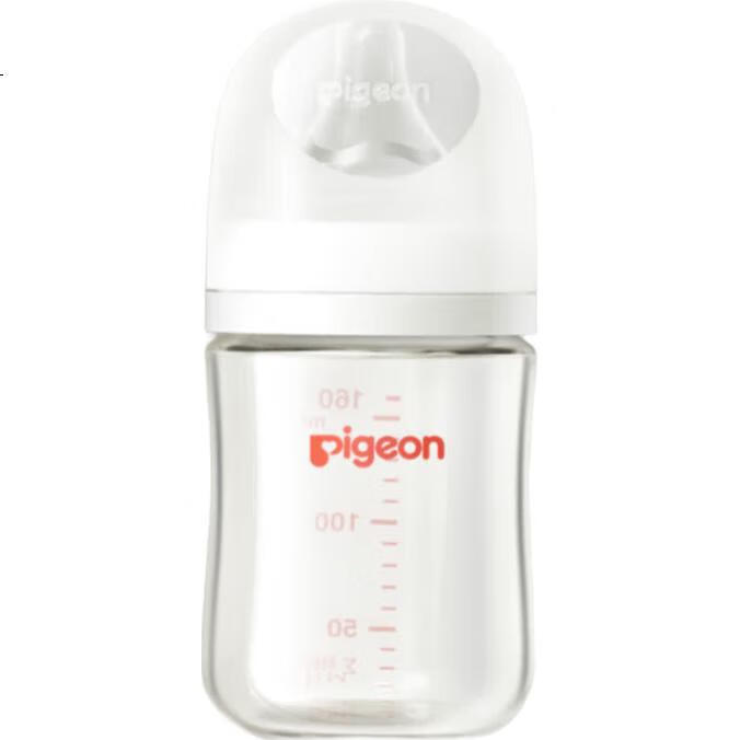 Бутылочка Pigeon Natural Feel, 3-е поколение, широкое горлышко, соска L, 2 шт., для детей от 6 месяцев