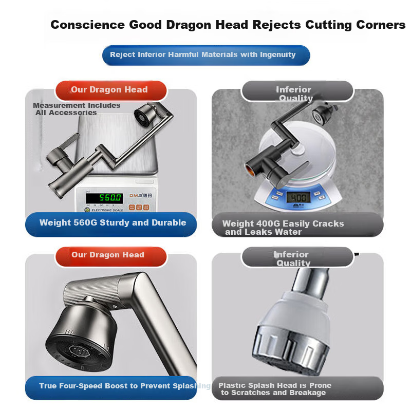 HOMK [Germany] Basin Faucet, Cold And Hot Bathroom Sink Faucet, Washbasin Tap YB-688