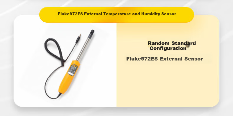 FLUKE 972A Handheld Temperature And Humidity Meter with Built-In Probe, High-Precision Temperature Gauge, Humidity Meter 13