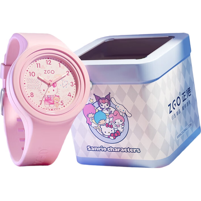 Детские часы ZGO X Sanrio для девочек, электронные часы для учеников, только для показа времени, подарок на Новый год 877